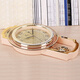 Power Power Creative Mur Corloge moderne et simple décorative Horloge européenne Mur Home Home atmosphérique Quartz Clock 16 pouces Golden Flat Swing 6173