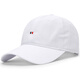 OIMG classic small-label embroidered white baseball cap men's summer color-fading large head cap quick-drying breathable sun hat khaki color normal code (55-60c)