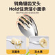 Licheers complementary food spoon baby spoon infant training learning spoon 316 stainless steel elbow independent feeding children's fork spoon