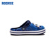 ROOKIE children's shoes for boys and girls, summer new children's beach toe-cap sandals, with 6 cartoon buckles, feather white/midnight blue 29 30, suitable for feet 18-18.5cm long