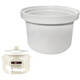 Supor (Supor) Adaptado a DG30YC826 3L Accesorios de guiso eléctrico Sopa Gachas de cerámica White Cerámica Interior 3L Tapa interna de porcelana blanca