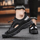 Changxiang Huili Sandals men's summer breathable head-toe men's shoes sports non-slip hole shoes outside wearing driving dual-purpose beach sandals sandals 12202 black 44