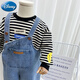 Disney Children's Overalls Spring and Autumn Thin 2024 Baby Big Pocket Jumpsuit Summer Boys and Girls Soft Jeans Blue Overalls 90