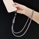 Jiang Ming dual-use lanyard for mobile phones, lanyard for hand hanging, anti-lost, strong and durable, skin-friendly material, does not strangle the neck, simple style, elegant and beautiful, men's and women's models, Internet celebrity models, high applicability