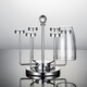 
Qiyuemang Cup holder 304 stainless steel hanging cup rack storage rack creative glass cup drain rack household tea cup storage rack 304 cup holder 3527 gold mirror square plate