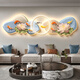 Mi ling jiuyu imagen sala de estar sofá fondo decoración de la pared luz luz de alta gama de lujo de lujo para correr y colgar nueva pared china jiuyu jugando c luz cálida luz lujosa 12035 cm doble capa acrílico tallado luxury p