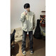
Commander Bear POU jacket men's spring and autumn short style handsome tops trendy American pilot high street baseball uniform ltt-7374 gray real thing is gray M