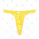 
Gui Ruo (Gui Ruo) sexy men's thong T-trousers thin milk silk transparent low waist comfortable hip-slim and sexy U convex ice silk red XL