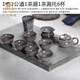 Langting Yafang Longquan Celadon Ge Kiln Iron Tire Handmade Ice Cracked Tea Set Living Room Household Ceramic Kung Fu Teapot Cover Bowl Gift Ice Cracked Teapot Tea Set (Gift Box + Certificate)