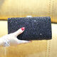 Crispy Korean style dinner bag, handbag, clutch bag, women's banquet bag, dress, cheongsam trendy women's bag, silver (single side)