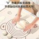 Jingyan Silicone Kneading Mat Kitchen Rolling Noodles Food Grade Pasta Pastry Panel Chopping Board Baking Bag Dumpling Mat Thickened Thick Model Comes with Slicing Knife and Rolling Pin 65*45c