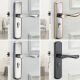 
Yingyida door lock household universal door wooden door lock without modification hole adjustable door handle handle hand holder bedroom lock replacement A complete set with 13548 lock body