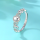 Yuan Shengfu's new PT950 fashionable retro filigree platinum ring genuine live versatile platinum ring for women 3.27g