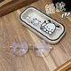 Liuzi Cartoon transparente wellige Brille Box Großhandel Japanisch niedliche tragbare Anti-Druck-Augen-Aufbewahrungsbox Sonnenbrille Box sagte nicht meine Brille + Spiegeltuch transparentes Wellenmuster