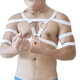 男士内裤丁字裤变态绑带诱惑男专用gay制服激情挑逗血滴子透视挑 黑色 均码