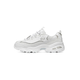 Skechers Classic Retro Diamond Panda Chaussures Casual Shoes Casual's Sole's épaisses petites chaussures blanches 12241 Blanc / Silver / WSL 37