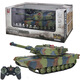 Witten Large charging remote control battle tiger tank toy armored vehicle children's model toy gift boy camouflage green