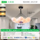 Grand View Garden (DGY) Simple Living Room Chandelier Creative Bedroom Light Moon Bubble Hanging Line Light Cartoon Planet Chandelier Zhongshan Lamp 001O 9734 Black 13-head Three Color Ball 12cm