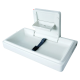 Multifunktionaler Pflegeschreibtisch für Mutter und Babyzimmer dritte Badezimmer Baby Windeln Kinder mit Wand montiert faltbare öffentliche Plätze Deluxe Dickeed Version Care Care Desk
