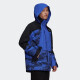 Adidas Jacke Herren Winter Clover Casual Sportswear Vielseitig trendy verdickte, warme winddichte Kapuze -Down -Jacke H13578/80% Grau Ente Down s