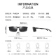 PARZIN Aluminum Magnesium Polarized Sunglasses Men's Fashion Simple Sports Cycling Sunglasses Driver Driving Sunglasses Men
