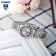 Casio (CASIO) women's watch metal small dial 1391 pink simple quartz student watch exam special holiday gift for girlfriend LTP-1391D-4AVDF