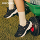 Skechers panda shoes spring and autumn women's heightened dad shoes rivets lightweight thick-soled casual shoes sneakers 11979 white/silver/WSL 39 260MM