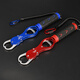 Zhenyou (Grsaed) fish control device with scale to control large objects multi-functional aluminum alloy fish collector clamp fish catch fish control pliers with missed rope Red