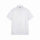 [Second-hand 99 new] Unused luxury men's clothing Jenia men's cotton thin short-sleeved POLO shirt UB350A5 B723 N00 White 54