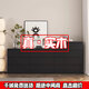Shantoulin pueblo de madera sólida Cofre de gabinete Nórdico Cajero de la sala de estar del dormitorio del dormitorio Estilo americano Cofre de gabinete negro Badou 1583*40*996 Altura Cofre de madera sólida pura pura Cofre de gabinete