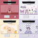 Three-color cat (SFMCEMQ) super large mouse pad cute ins style girl office computer desktop pad laptop keyboard pad wrist guard wrist protection non-slip cartoon e-sports 5009 strawberry bear 60 cm x 30 cm x 3 mm