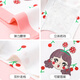 LangSha children's underwear girls boxer type A cotton medium and large children's girl shorts Cherry Princess 6 pack 130