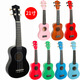 Maureen Ukulele Pequeño guitarra para niños Principiantes Generación Generación 21 pulgadas 23 pulgadas Madera Uklili Instrumentos musicales Mint Green 21 pulgadas + Estándar oficial