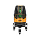 Laise laser level indoor 2-line infrared 5-line level 6860 device green light outdoor high-precision 671 strong light thin line 3-line super bright green light 6860 standard configuration