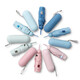 Paradise Umbrella Sunscreen Tanner Ultra-light Portable Folding Capsule Pocket Sunshade Five-fold Sunshine Rain Dual-purpose UFP50+ Light Purple
