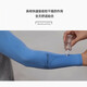 Let's slim Korean ice sleeve summer ice silk sun protection sleeve wrist men and women UV proof outdoor driving riding sleeves foldable wrist black