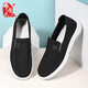 Chaussures de toile de Busheyuan Chaussures de planche décontractées Mesh Sole plate Sole vieille ciejing chaussures Men 421-1730 noir 41