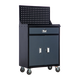 Taller de servicio pesado XMSJ Gabinete de herramientas Hardware engrosado de la reparación de automóviles Almacenamiento de almacenamiento de hierro Multifuncional Piezas de cajón CNC CAR 9901 Gray + Caster