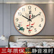 Clocks and watches, living room, household decoration, wall, no punching clock, personalized quartz movement in bedroom - 1048 14 inches, diameter 35cm
