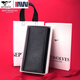 Sieben Wölfe Herren Brieftasche echtes Leder neuer Style Top Cowhide Lange Kapazität High-End-Karten-Beutel-Temperaturstil