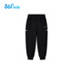 361 Children's Clothing Children's fleece trousers season boys 3-14 years old windproof warm pants black 160