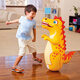 Dongzhitiandi inflatable tumbler children's toys home large boys and girls boxing sandbags exercise equipment fitness decompression sandbags inflatable tumbler dinosaur water-filled inflatable cylinder