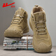 Huili Martin Boots Herren Herbst und Winter Herrenschuhe Britische dicke alleinige Männerstiefel Herren Retro Wanderschuhe Outdoor Wanderschuhe Khaki 1943 40