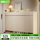 Saishan shoe cabinet storage cabinet integrated wall-mounted home door 2025 new entry door large capacity multi-layer solid wood entrance cabinet store manager's best-selling model 90x32x92cm holds about 19-22 pairs