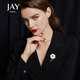 Jay white shell hibiscus brooch, female corsage, suit accessories, birthday gift for elder mother and mother-in-law