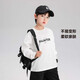 Zuoxi Boys T-shirt Long Sleeve Spring and Autumn 2026 New Children's Clothes Pure Cotton Boys Bottoming Clothes White 140