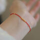 Yangyan gift for the year of birth, gold hand-knitted transfer pure gold red rope baby rope stacked bracelet bracelet gift for women, pre-sale within 10 days
