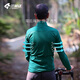 Lampada Cycling Suit Windproof Men's Road Cycling Suit Top Breathable Quick-Drying Fabric Sports Jacket Ethereal Ethereal Windbreaker - Haze Blue L