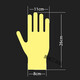 Labor protection gloves Hongyun long-lasting protection a688 wear-resistant construction site a698 anti-slip breathable embossed gloves waterproof and durable Hongyun 688 single-sided glue 1 pack (total 12 pairs)