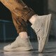 Jeep Herrenschuhe 2025 Neuer Sommer Soft Sohle Mid-Top Casual Board Schuhe im Freien im Freien im Freien Martin Boots Herren Sandfarbe (empfohlen vom Ladenmanager) 40 [empfohlen, eine kleine Größe zu nehmen]